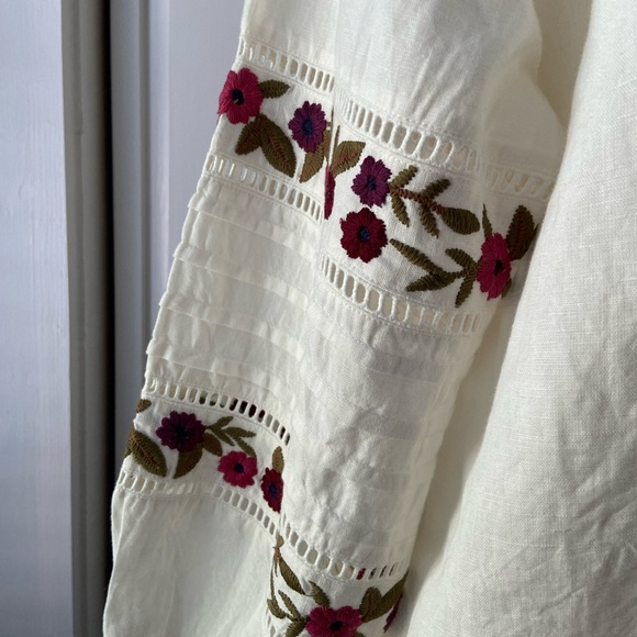 Sézane chemise megane in ficelle size 4 - Picture 4 of 9